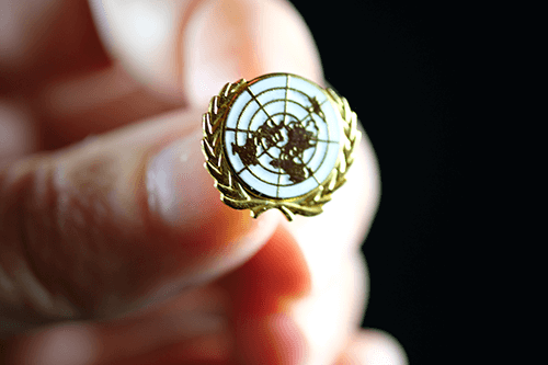 un pin fn united nations forenede nasjoner