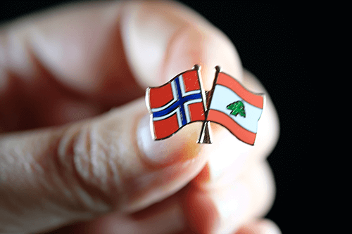 vennskapspin norge-libanon pin