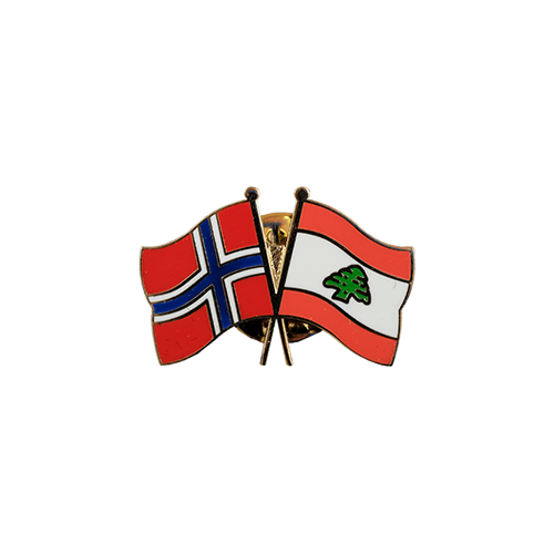 vennskapspin norge libanon pin