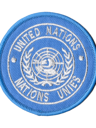 un fn united nations patch merke