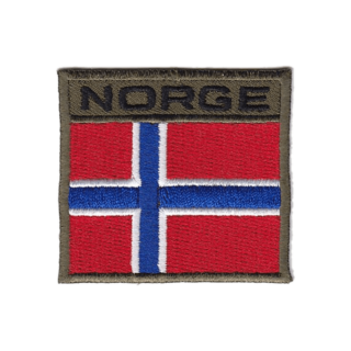 patch skuldermerke norge flagg norway