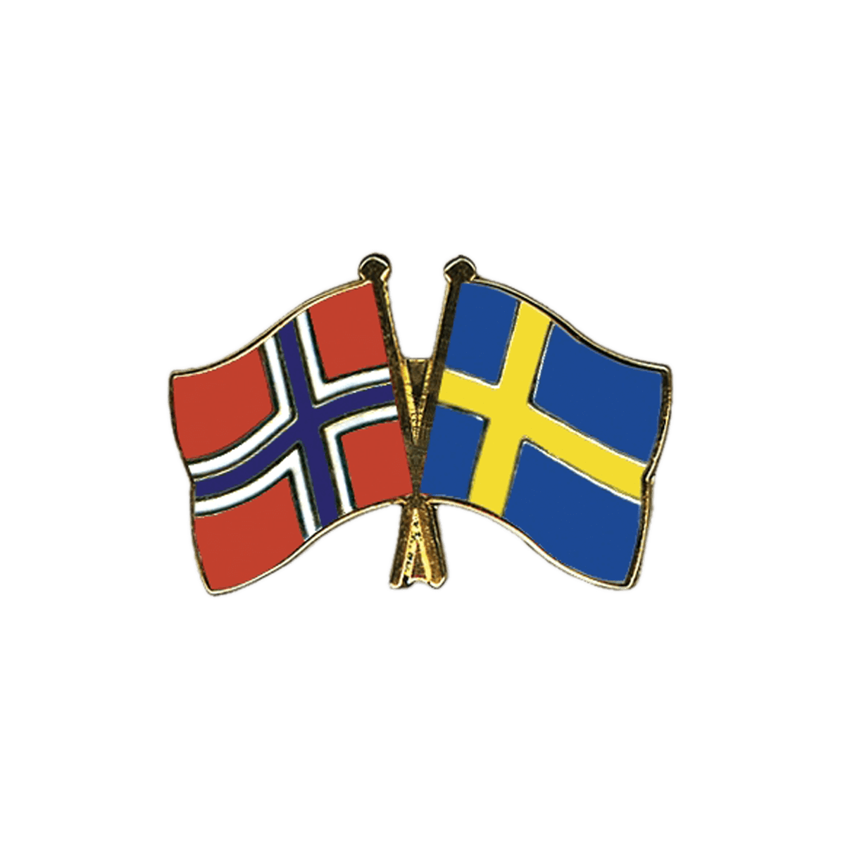 vennskapspin norge sverige norway sweden pin