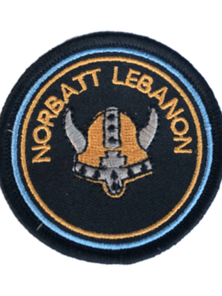 norbatt unifil patch skuldermerke libanon lebanon un